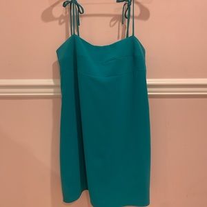 Turquoise Amanda UpRichard dress with shoulder tie